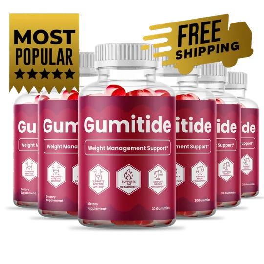 Six Gumitide bottles